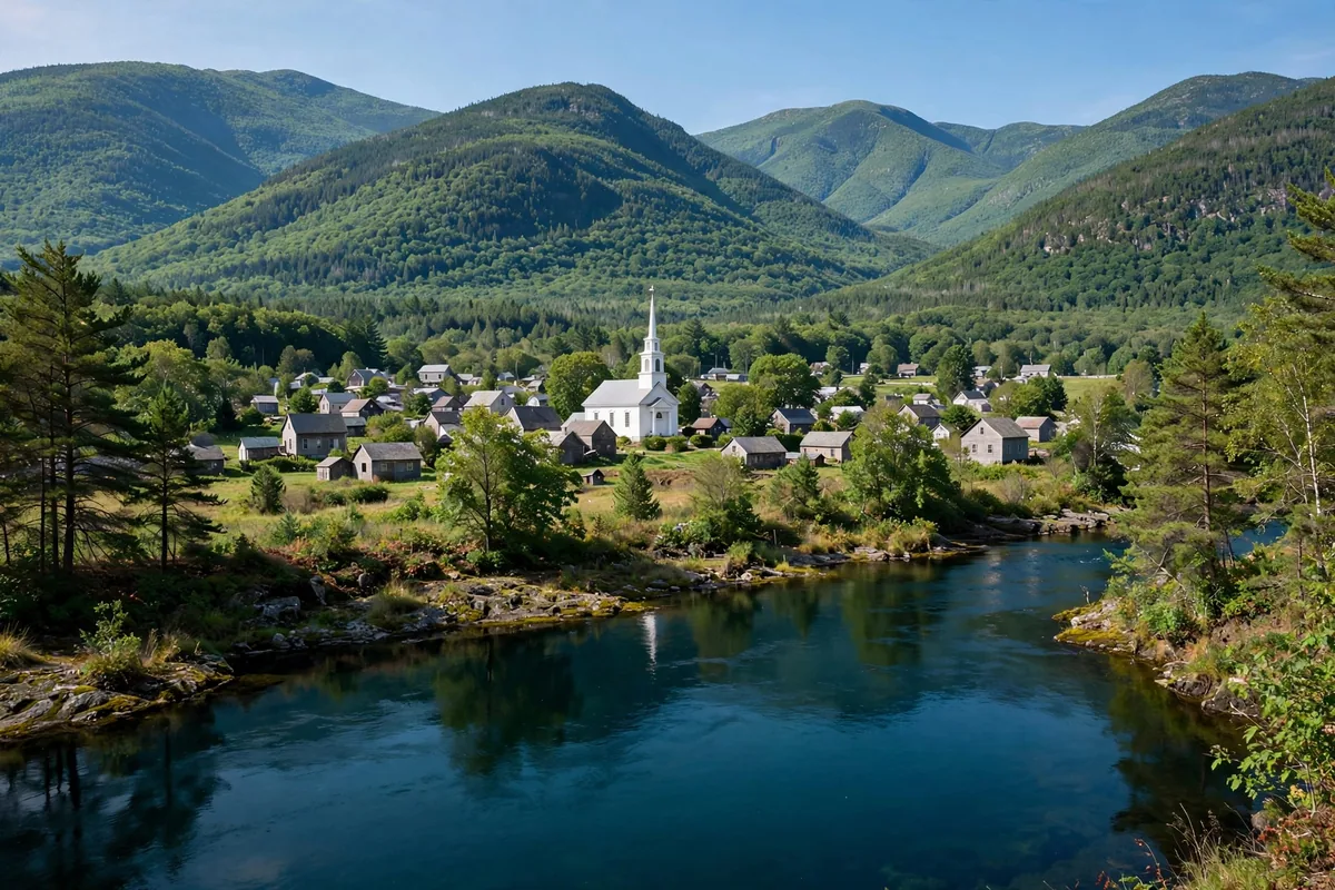A New Hampshire mountain town