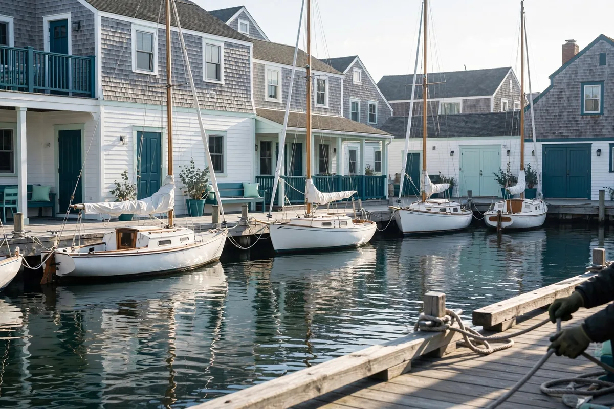 A Rhode Island harbour