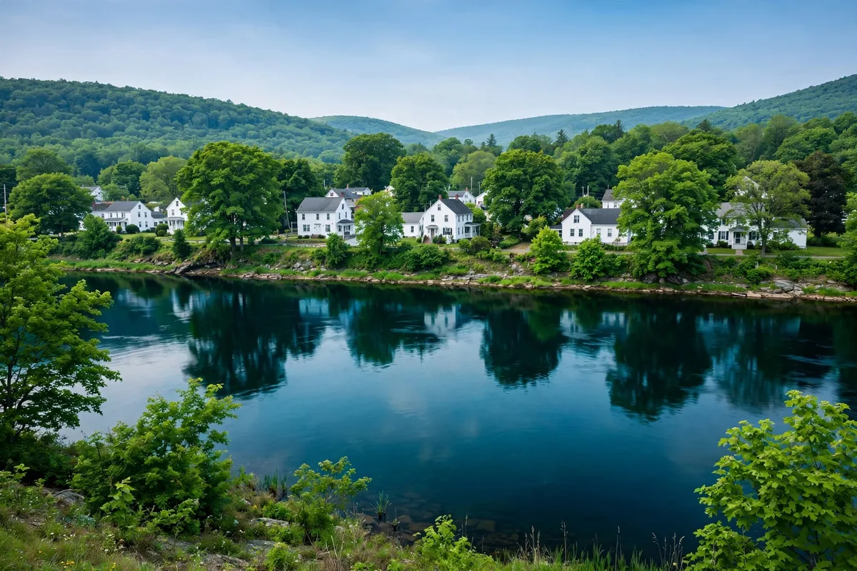 A Connecticut river town