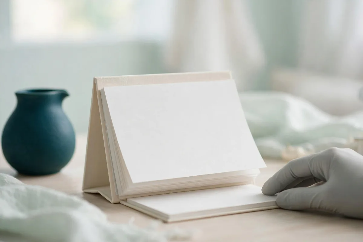 A blank calendar page